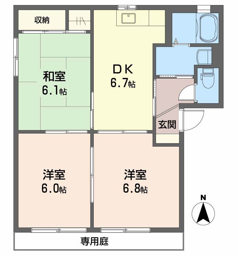 エーデルハイム栗田　Ａ棟A0101-2