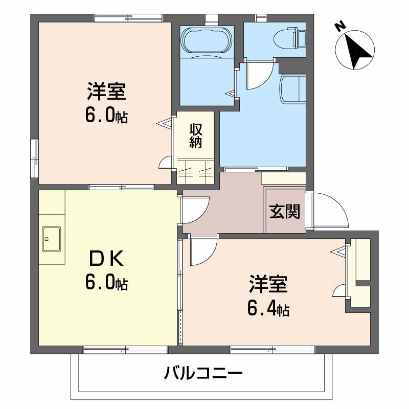 グランシード神越　Ｂ棟 B0102号-2
