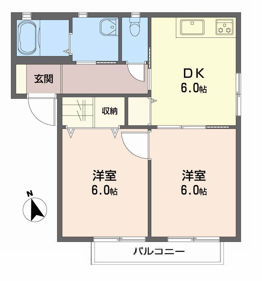 シャーメゾン東垣生　Ａ棟A0202-2