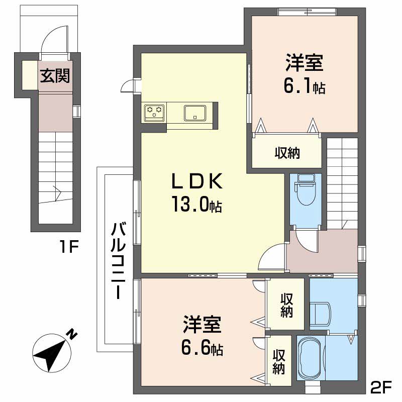ブランシェ本川内　Ｃ棟C0201-2