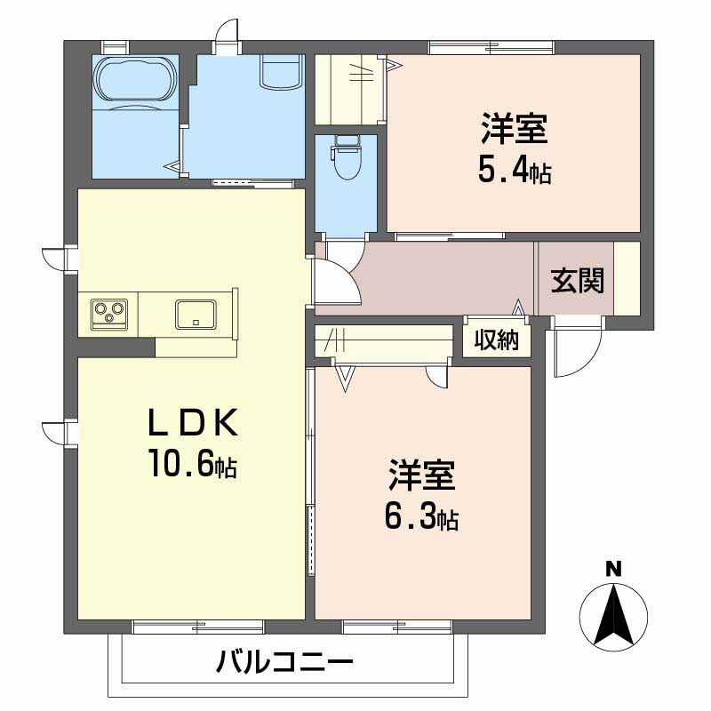 ブランシェ桜　Ｂ棟B0201-2