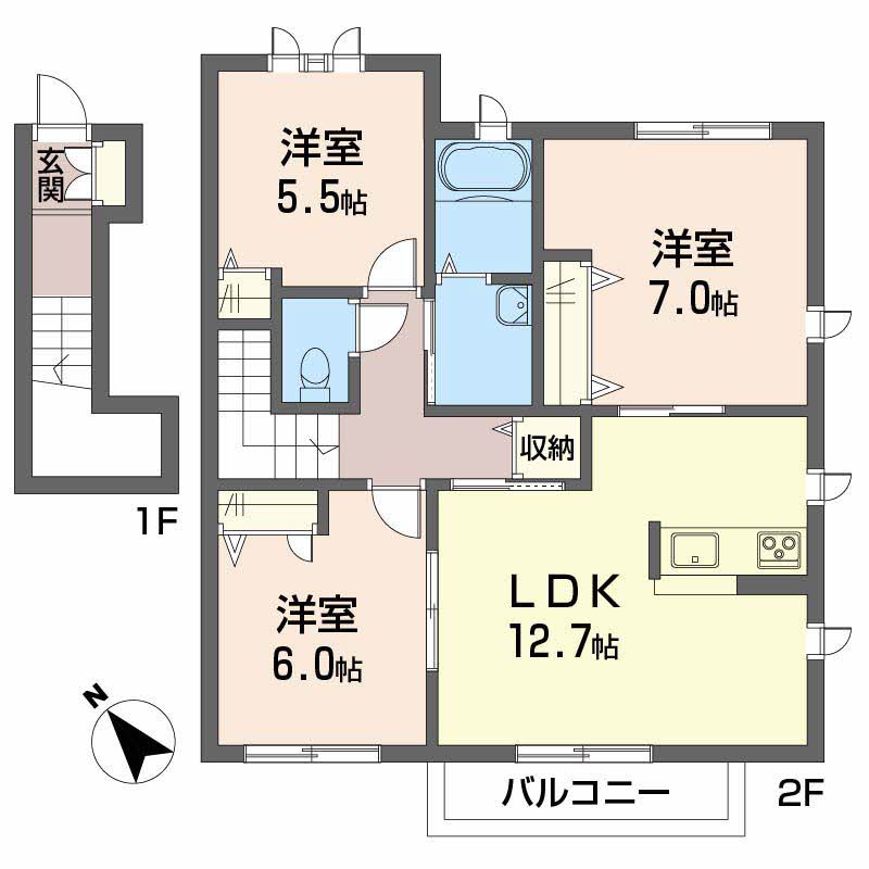 ブランシェ菜の花　Ａ棟A0201-2