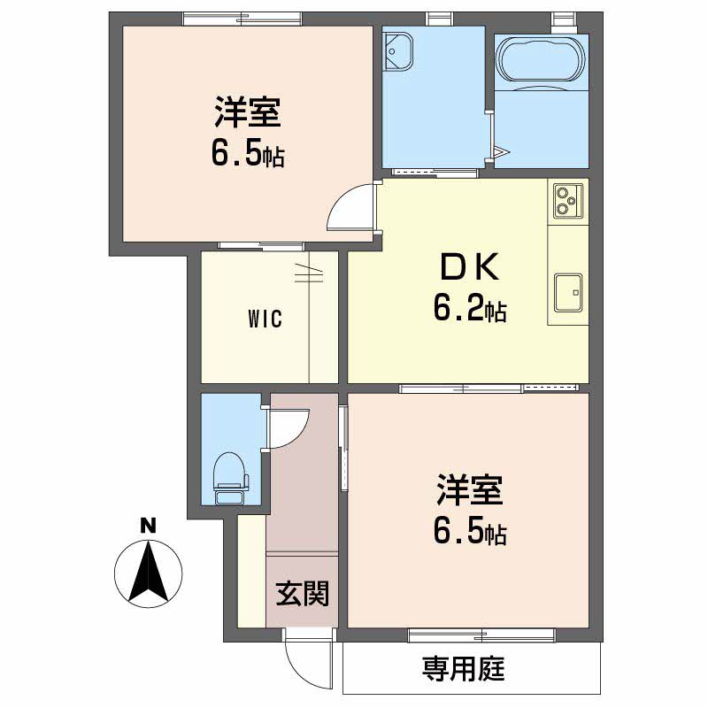 テラスコート東垣生　Ａ棟A0102-2