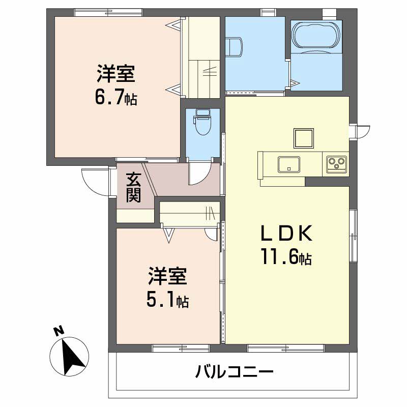 メゾン・フィオレンテ A0102号-2