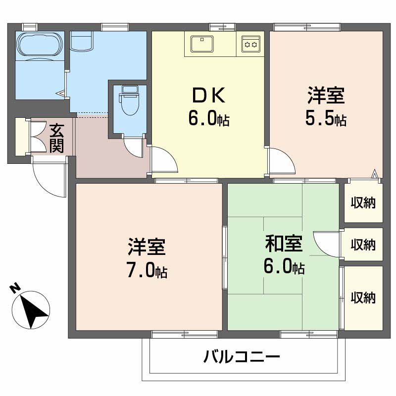 フレグランス新居 B棟 B0201号-15