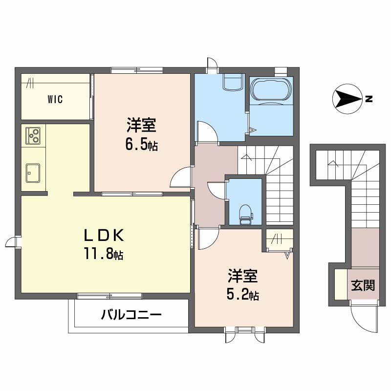 フサクラヴィエ　Ｂ棟B0201-2