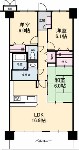 サントノーレ光弐番館 A702号-2