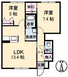 シャーメゾン　エメ　Ａ棟A0102-2