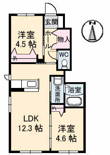 ウィステリア　Ｂ棟B0103-2