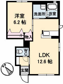 ラ パルテール旭川 参番館 C0102号-2