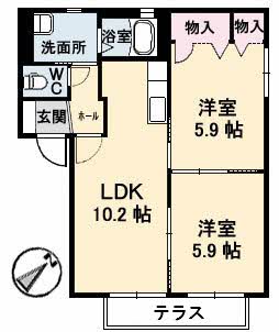 ラ パルテール旭川 壱番館 A0102号-3