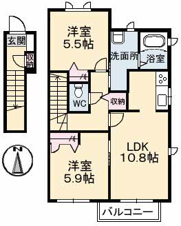 アルファ　Ｂ棟B0205-2