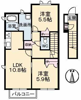 アルファ　Ｂ棟 B0207号-16