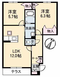 アルトーレ　カーサ　Ｂ棟 B0102号-12