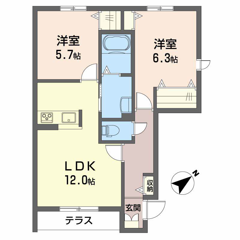アルトーレ カーサ B棟 B0103号-12