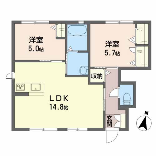 シャーメゾン・アゼリア　Ｂ棟B0101-2