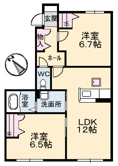 フラットスクエア庚午北A0103-2