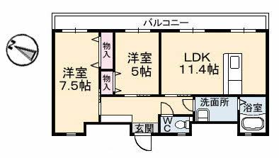 Ｃ．Ｃ．ＣＯＵＲＴ五日市駅前 A0406号-2