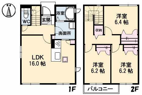 メイルガーデン　Ｅ棟E0106-2