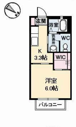 パレスＨＩＲＯＣＯ　Ａ棟A202-2