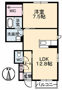 シャーメゾン　モモ　　　Ａ棟A0102-2