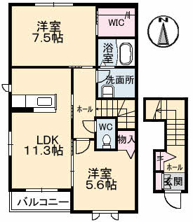 シャーメゾン　モモ　　　Ａ棟 A0201号-12