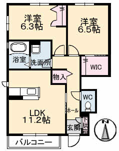 シャーメゾン　モモ　　Ｂ棟B0103-2