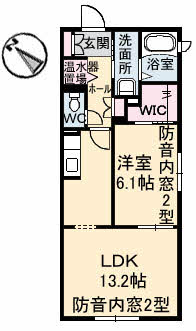 メゾン・カンフリエ井口A0201-2