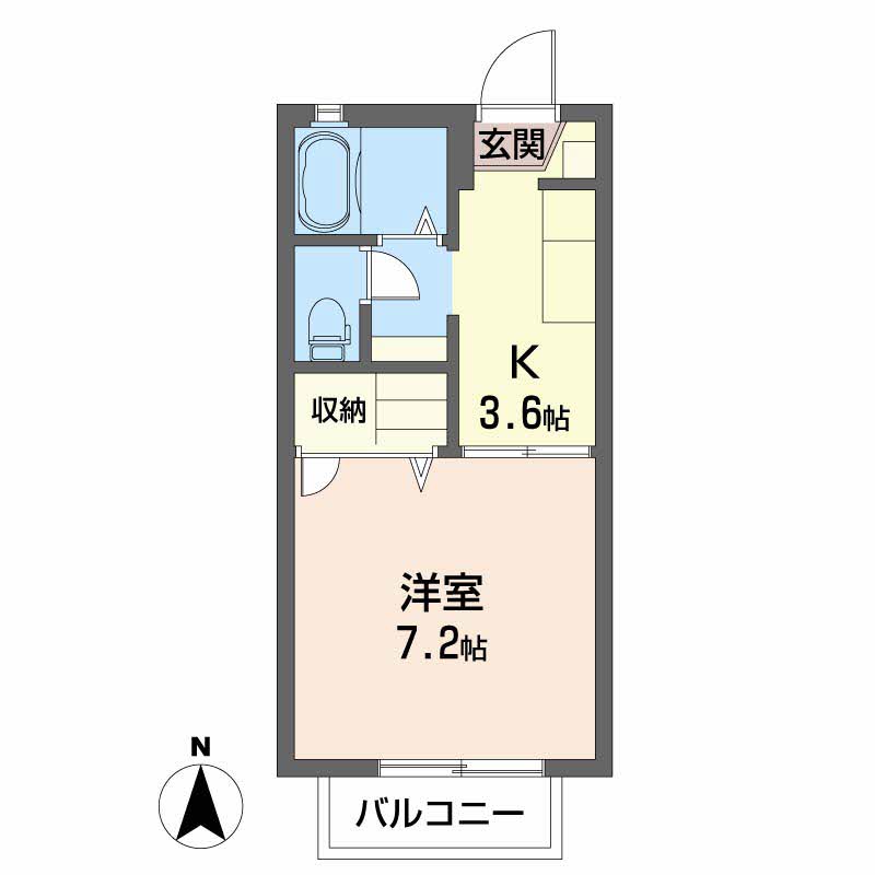 フレグランス B棟 B0202号-2