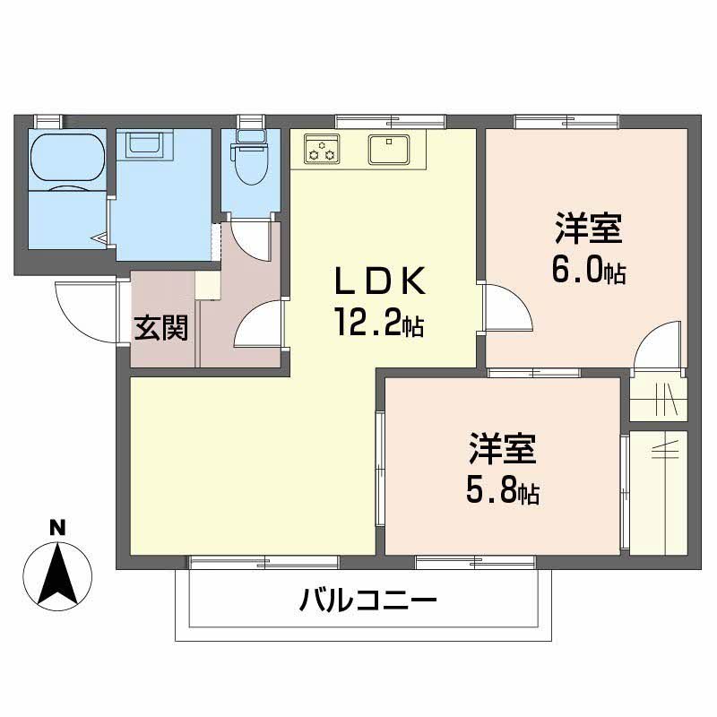 フレグランス関谷 A棟 A0205号-16