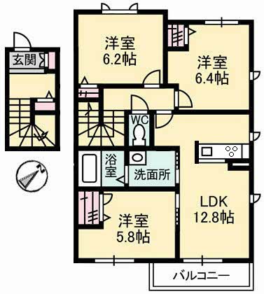 ブリーゼ・モール　Ｂ棟 B0206号-16