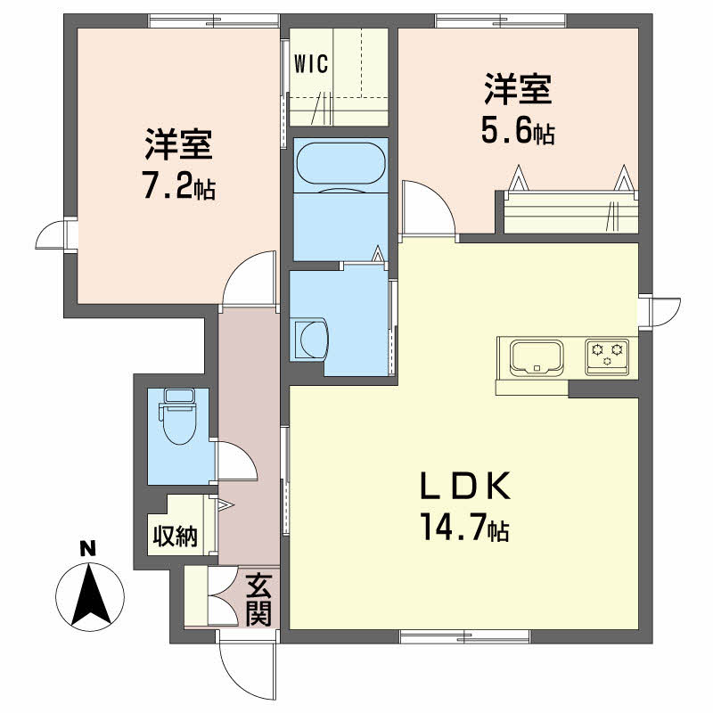 シャーメゾン・デイレイ　Ⅰ棟A0101-2
