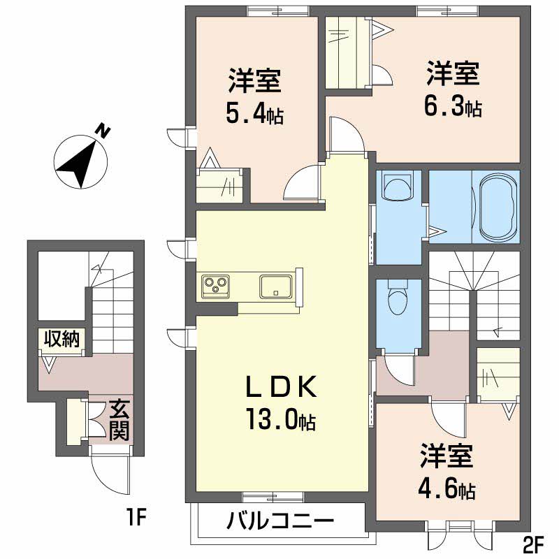 シャーメゾン中野開作　Ａ棟A0205-2