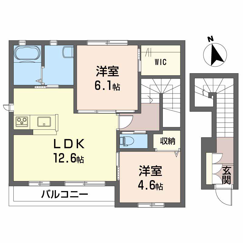 シャーメゾンＭｅｄｉｕｓ　Ｂ棟B202-2