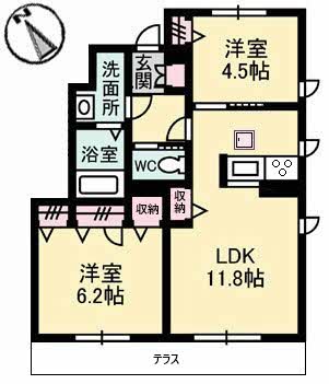 ラフィネ　Ａ棟A0101-2