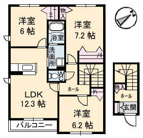 グリナージュ　Ｂ棟 B0202号-16