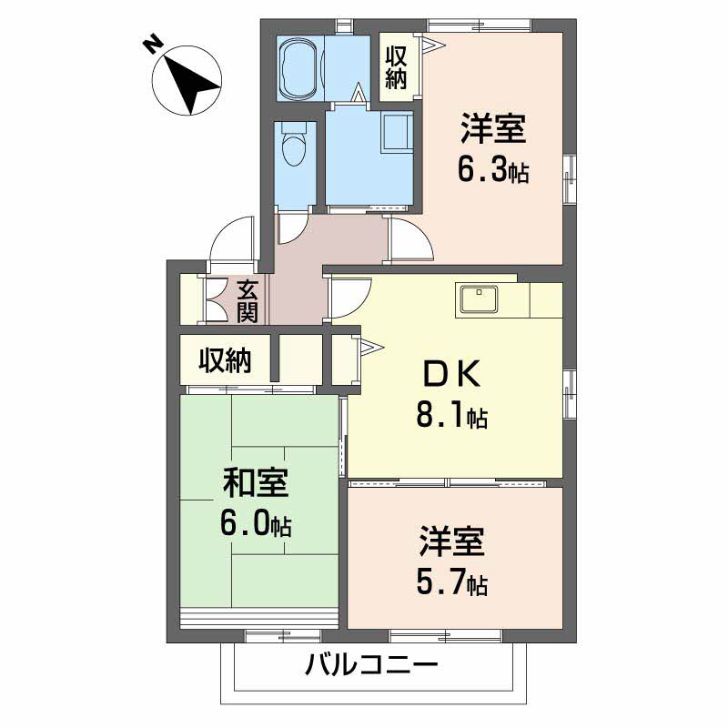 ディアスＴＡＮＡＫＡ　Ｃ棟 A0201号-16