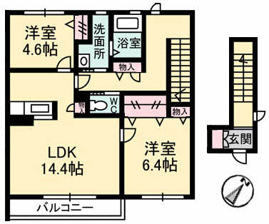スカイランド　Ｂ棟B201-2