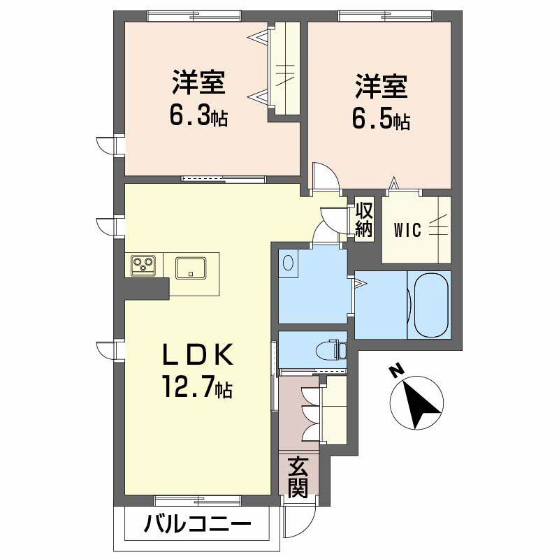 シュ・フルーク　Ａ棟A0102-2