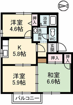フレグランスボヌール　Ａ棟 A0102号-9