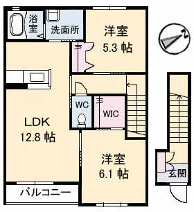 メゾン楽天　Ａ棟A0203-2
