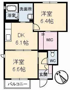 メゾン楽天　Ｂ棟B0101-2