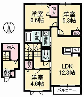 グランドール津高　壱番館A0202-2