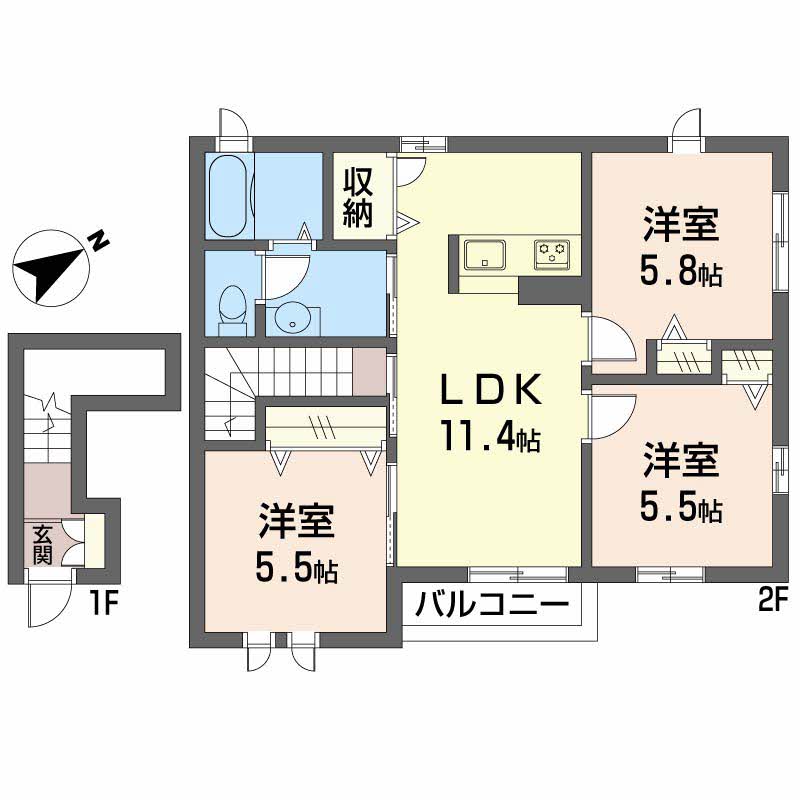 シャーメゾン河野　ＳＯＵＴＨB202-2