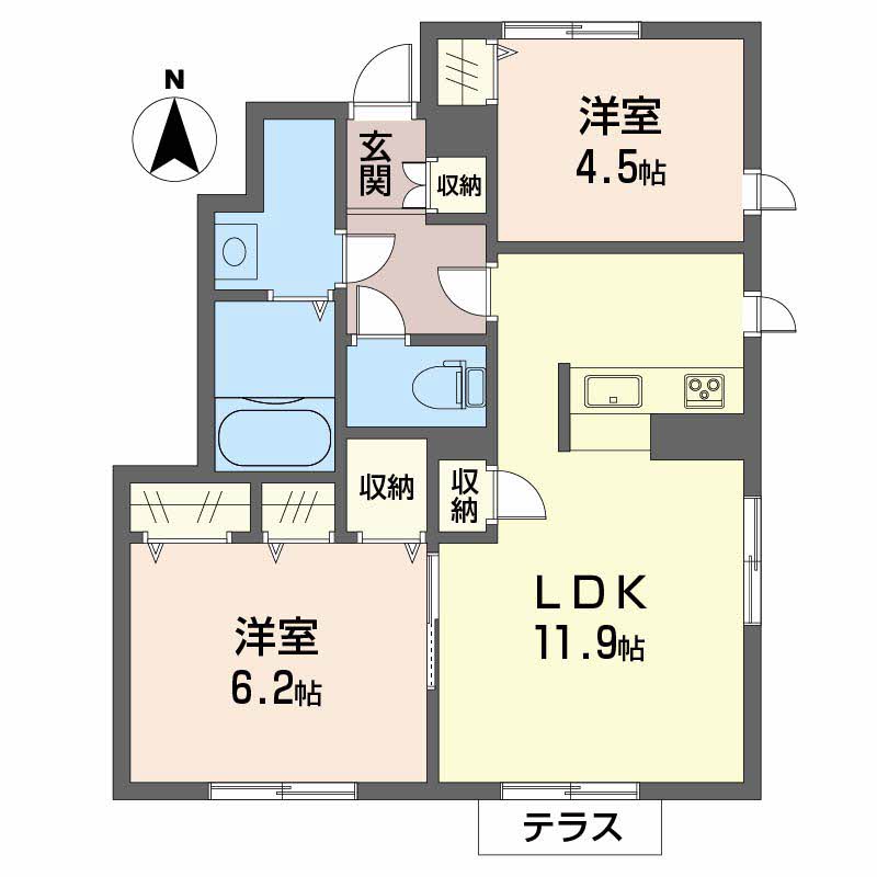 シャーメゾン上泉A0101-2