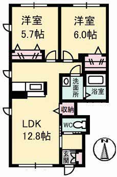 シャーメゾンタウン福山北　Ｃ棟C0101-2