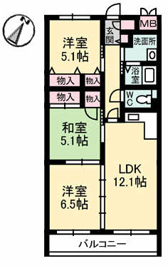 グランリューくるめ木 A0303号-16
