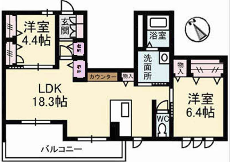 ガーデンズスクエア庚午　壱番館 A0202号-4