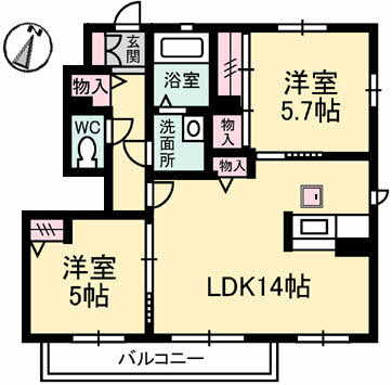 シャーメゾン　アンジェリーナ　Ｄ棟D0102-2