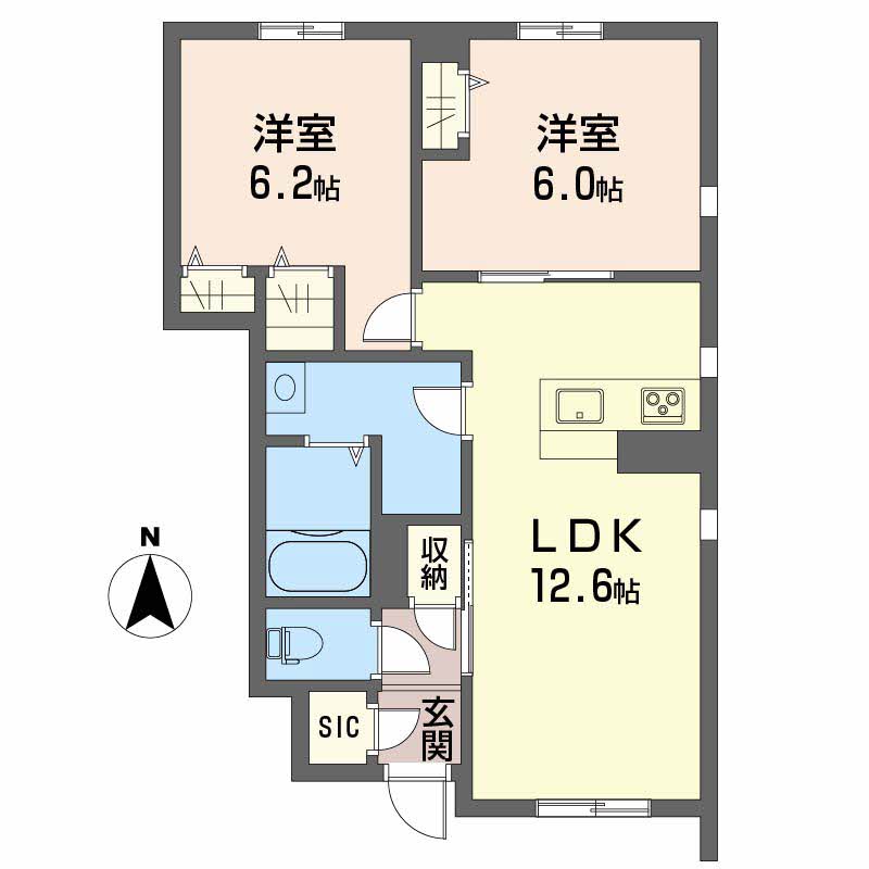 ヴィアソーレ保免　Ａ棟A101-2